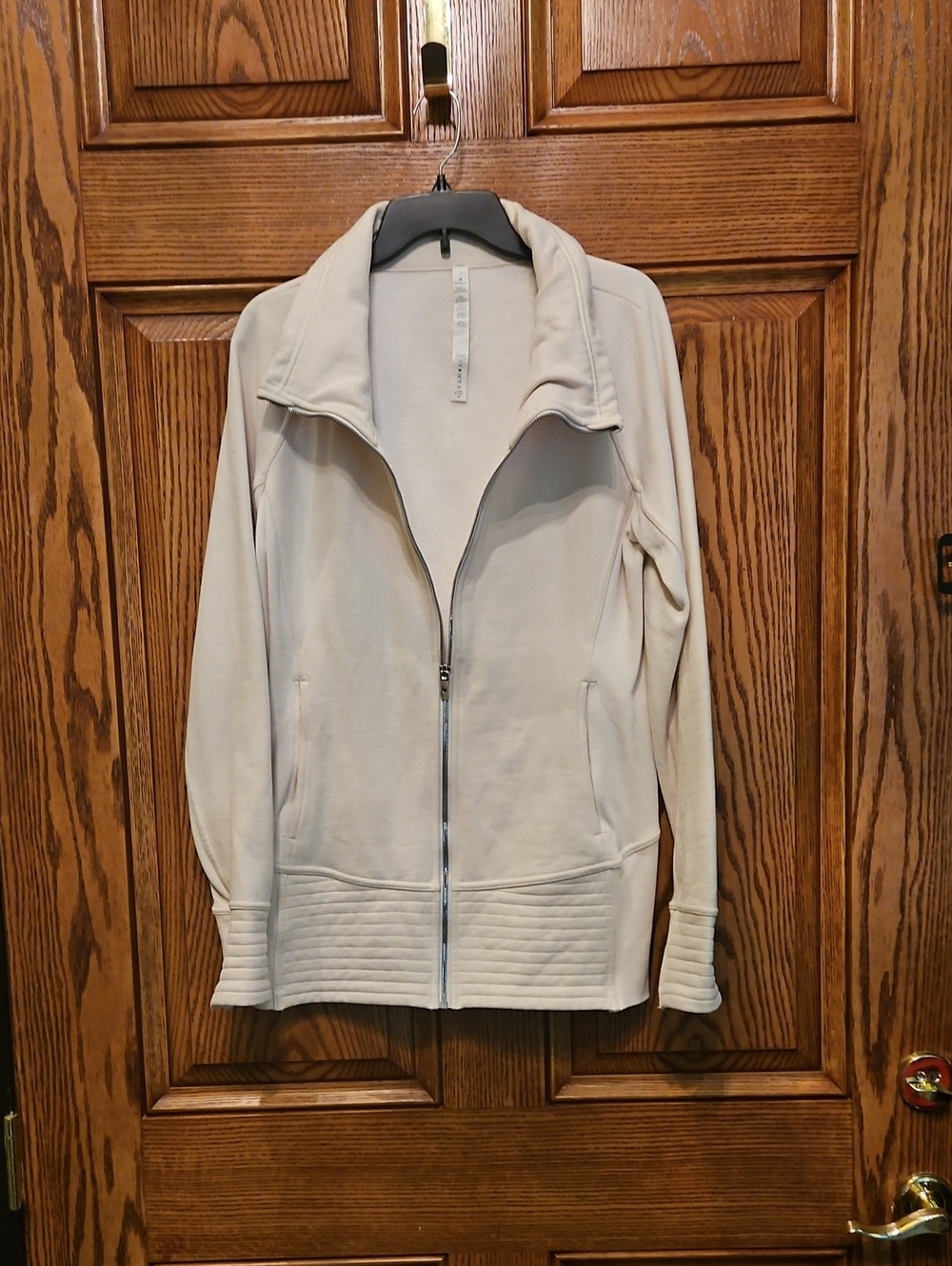 lululemon athletica Cream Full-Zip Utility Jacket